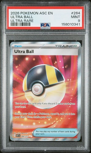 Ultra Ball graded PSA 9 for sale on eBay