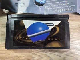 Vintage 1995 Sega Saturn It's Out There Promo VHS Mailer Brochure Free CD Offer