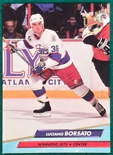 Luciano Borsato - 1992-93 Fleer Ultra #239 - Winnipeg Jets Hockey Card
