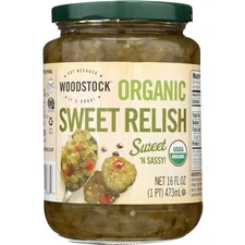 Relish Sweet Org 16 Oz(Case Of 12)  by Woodstock Farms