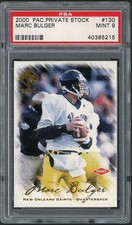 2000 Pacific Private Stock Marc Bulger Rookie Card #130 - SP/278 - PSA 9 MINT