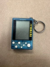 Squaresoft Tetris Jr. Pocket Key Chain Handheld Electronic LCD Video Game Untest