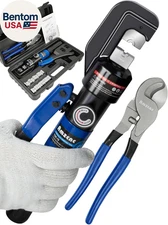 Hydraulic Crimping Tool and Cable Cutter Hydraulic Cable Lug Crimper 10 US TON 1