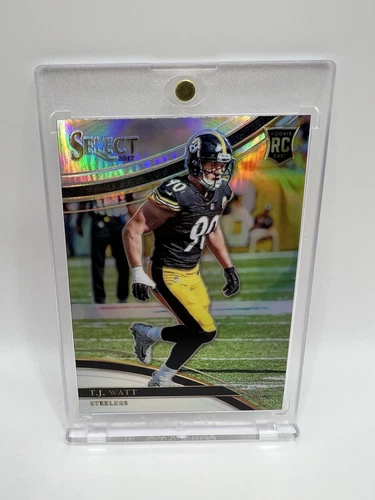 2017 TJ Watt Panini Select Silver Prizm Field Level #259 Pittsburgh Steelers RC