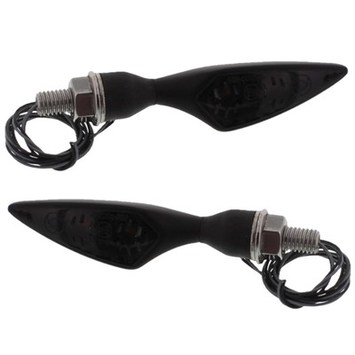 2x Kellermann Blinker Micro Rhombus Dark Schwarz // NEU Paar 148.100 + 148.150