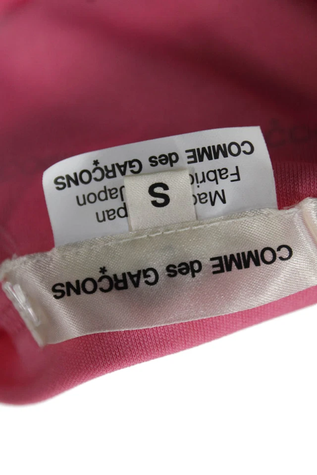 Camiseta sin mangas básica rosa Comme Des Garcons para mujer cuello redondo talla S Foto 4 de 4