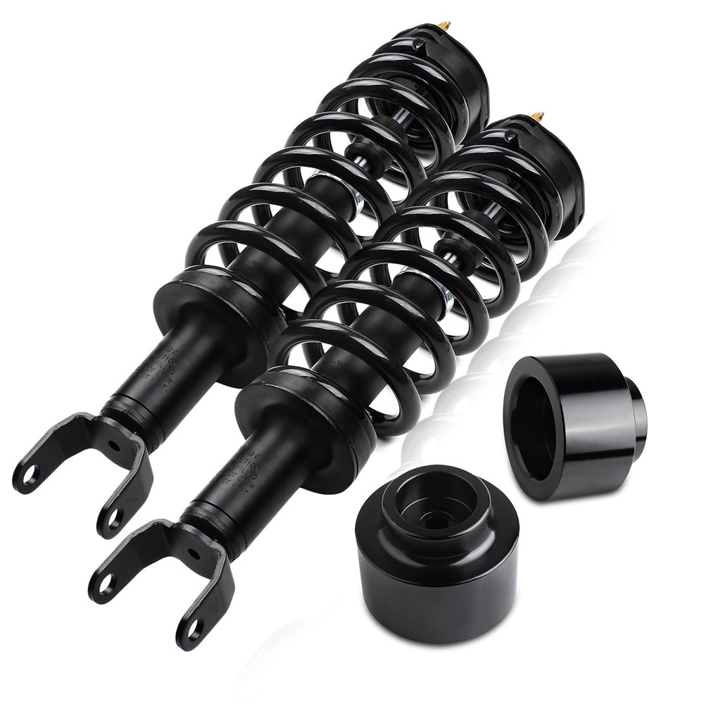 PICKOOR 2''rear Leveling kit&2 Front Complete Struts For Dodge Ram 1500