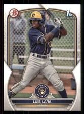 Luis Lara 2023 Bowman #BP-100 Prospects Milwaukee Brewers