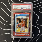 Bo Nix 2024 Panini Donruss #369 Optic Preview Red Pandora Prizm PSA 9