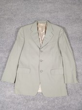 Corneliani Men's Italian Virgin Wool Blazer Jacket Sport Coat 50R Olive Green