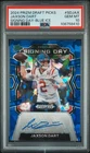 2024 Panini Prizm Draft Picks Jaxson Dart Blue Ice Auto /75 RC PSA 10 Gem Mint📈