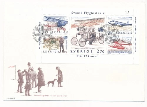 D150198 Aircrafts FDC Sweden