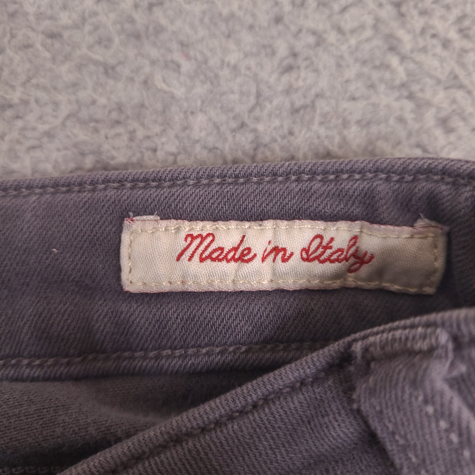 True Religion Skinny Jeans Womens 30 x 30 Gray Stretch Made In Italy Button Fly thumbnail 8