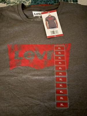 Levi's Men's X-Large Short Sleeve Crew Neck Graphic Logo T-Shirt