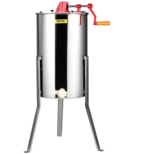 VEVOR Manual Honey Extractor,3 Frames Honey Spinner Extractor,Stainless Steel Be - Picture 10 of 11