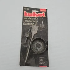 Kwikset No. 139 Installation Kit For Doorlock Deadbolts