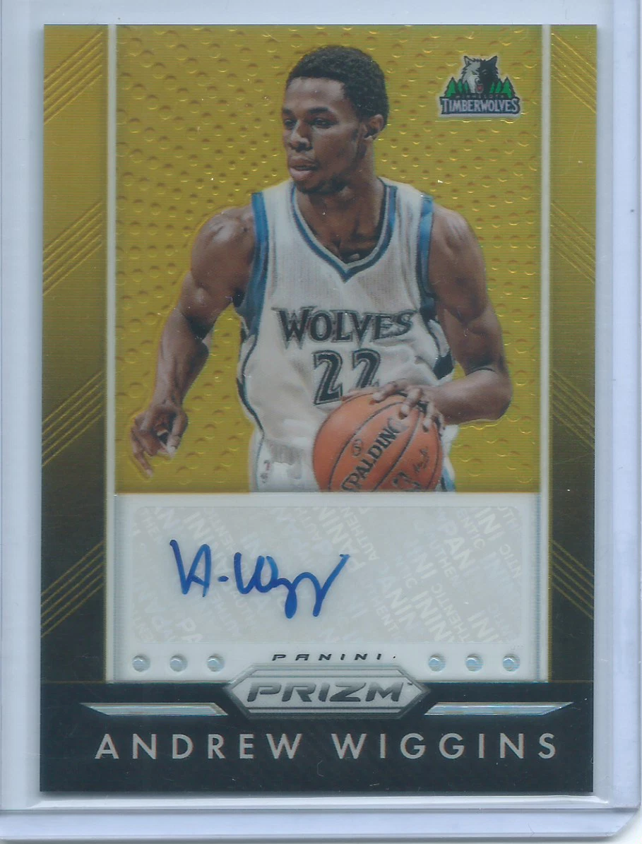 Panini Andrew Wiggins Basketball Sports Trading Card Singles for