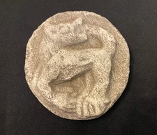 Historic Cast Impression Round Plaque circa 1994