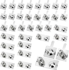 12 Pairs Battery Contacts AA Battery Springs Battery Negative to Positive Conver