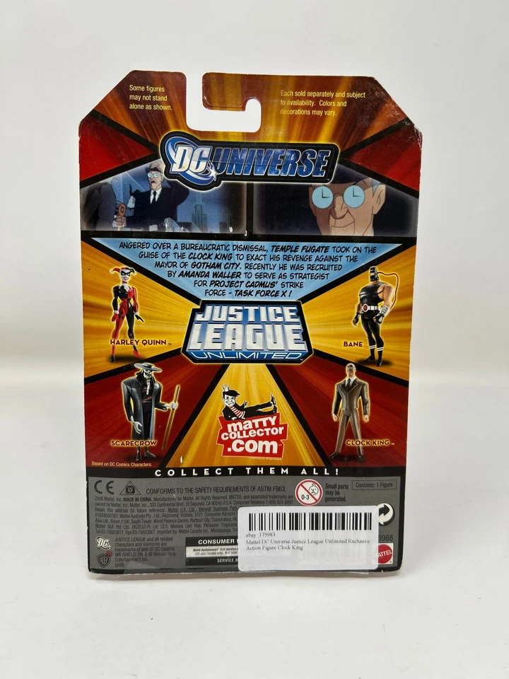 Mattel DC Universe Liga de la Justicia Ilimitado Exclusivo Figura de Acción Reloj Rey Foto 3 de 4