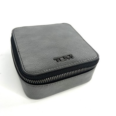 TUMI Belden SLG Jewelry Case Pewter Metallic Travel Case