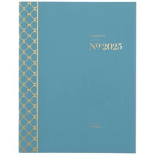 Seaside Blue 2025 Monthly Planner Stylish Year Round Organizer 8.5 x 11