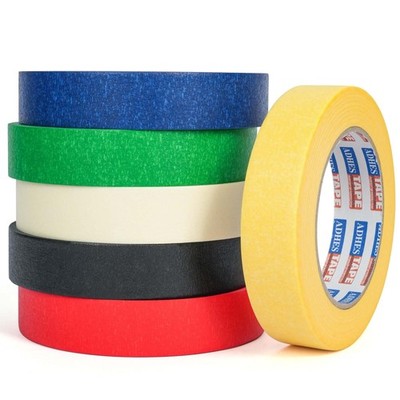 Colored Masking Tape Painters Tape Painting Tape Rolls, Art Paper Tape, for L...