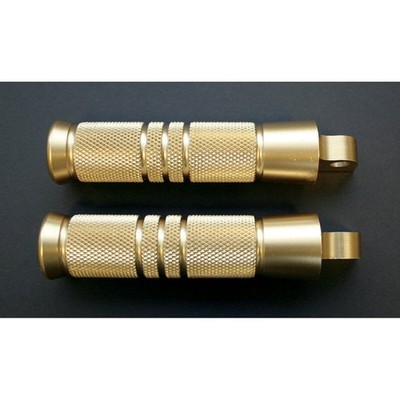 Accutronix Brass Grooved Footpegs - RP111-KG5