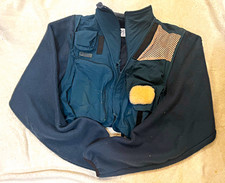 Columbia Titanium Men's Green Full Zip Fleece Fly Vest Stand-Up Collar Size L