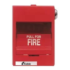 Kidde K-277B-1110 Fire Alarm Pull Station, Red, 3-3/8" D