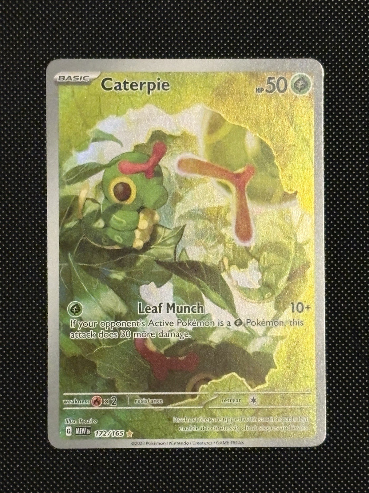 Caterpie 172/165 Sv: Scarlet & Violet 151 Holo