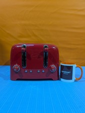 Dualit DPP4 Lite 4 Slice Toaster Red – PARTS ONLY READ DESCRIPTION 
