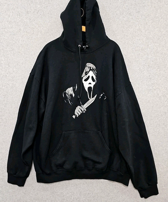 Ghost Face Hoodie The Icon Of Halloween Graphic Sweatshirt Mens