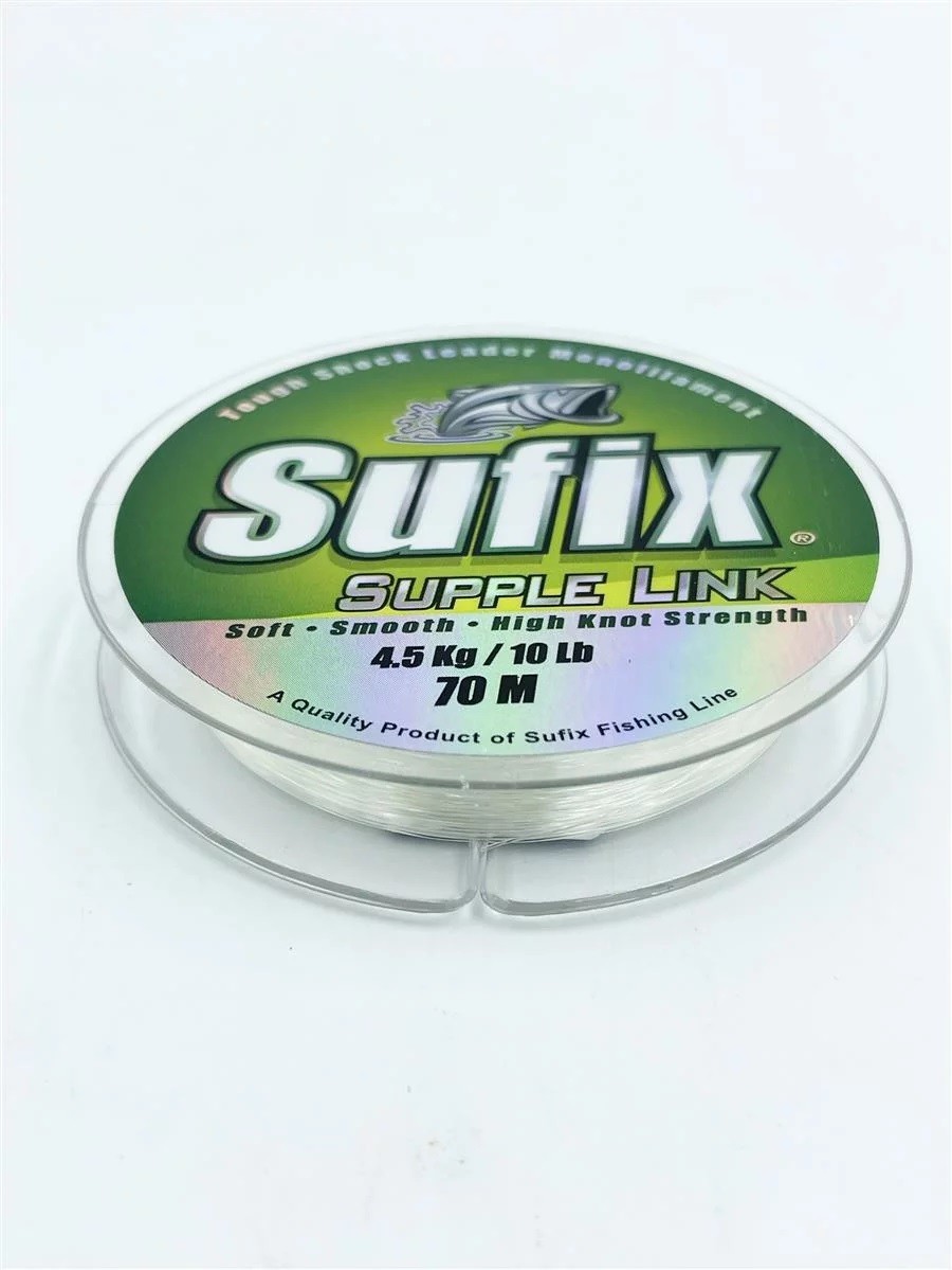 Эластичный шнур Sufix Clear 70 м 45 кг 10 фунтов Schlagschnur Vorfach Schnur 2490₽