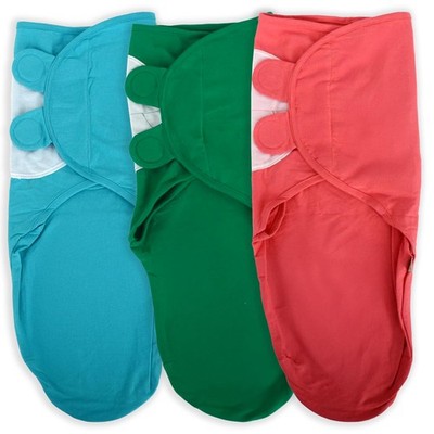 BABYKINZ 3-Pack Organic Baby Swaddle - Swaddles for Newborns, Infant 0-3 Months,