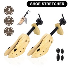 2-Way Wooden Adjustable Shoe Stretcher Expander Relieve Tight Shoes Size 4-12 US