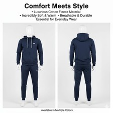 Men Tracksuit Hoodie and Trouser Premium Quality for winter Cotton/Fleece Fabric