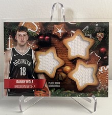 2025-26 Topps Holiday Basketball - Danny Wolf  Rookie Triple Patch Relic Nets
