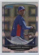 2013 Bowman Chrome Prospects Retail X-Fractor Yohander Mendez #BCP176 2f9