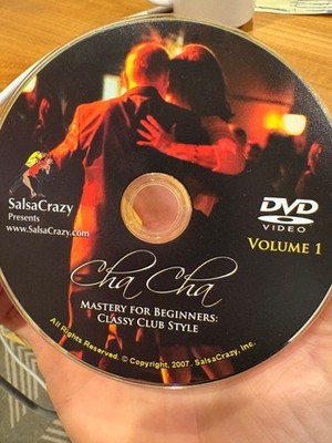 DISC ONLY Vol 1 Salsa Crazy's Cha Cha Mastery for Beginners Classy Club Style c3