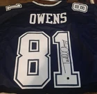 TERRELL OWENS Signed Autographed Dallas Cowboy's Custom Football Jersey SWAU COA