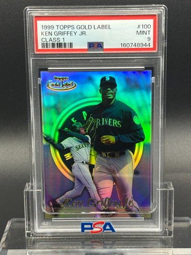 1999 Topps Gold Label - Ken Griffey Jr #100 Class 1 - PSA 9 MINT