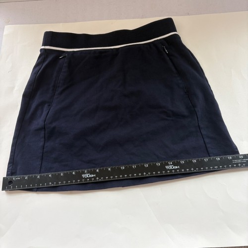 T by Talbots Skort Size P (Small) Skirt w 2 Pockets Tennis Golf Navy Blue - Picture 7 of 8