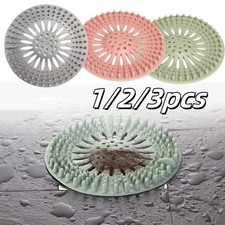 2x/1x Hair Trap Shower Bath Plug Hole Waste Catcher Stopper Drain Sink Strainer