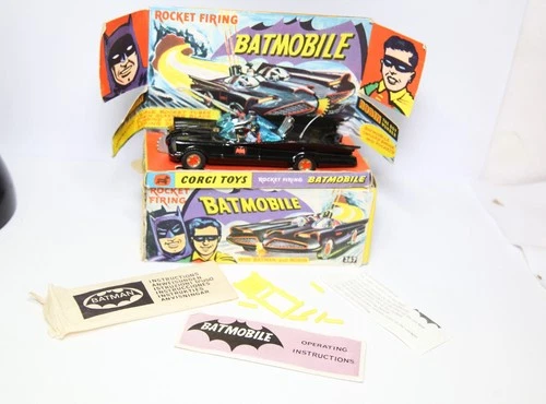 Corgi 267 Batmobile In Original Box - Near Mint Vintage 1960s Model