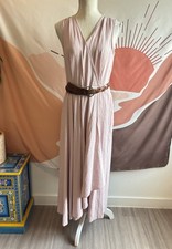 Calvin Klein NWT Women's Size 8 Dress Jumpsuit Pale Pink Midi Maxi