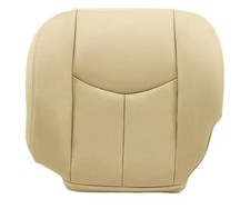 Chevy Tahoe Suburban Driver Side Tan Leather Bottom Replacement Seat Cover 03-06