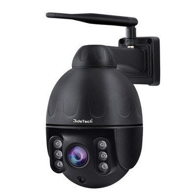 JideTech 5MP 5X Zoom Wi-Fi PTZ IP Camera IP66 Auto Tracking PTZ Camera CamHi pro