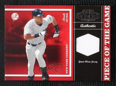2004 Playoff Honors Piece of the Game Jerseys 27/50 Derek Jeter #PG-8 HOF 0d44