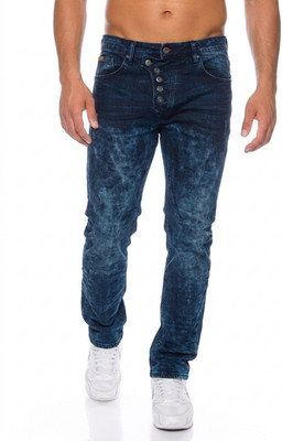 Cipo & Baxx Jeans Herren Regular Slim Hose 155 Blau Denim Freizeit Mens Pants
